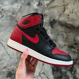 SOLD—Nike Air Jordan 2016 retro banned bred 1s high ❤️🖤